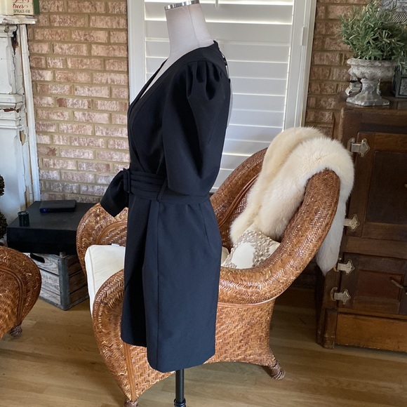 BLACK HALO MARICOPA BLACK DRESS DESIGNER LUXURY 6 NEW - Picture 4 of 13